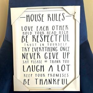 House Rules, 16”x20”